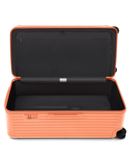 Rimowa Orange Essential Trunk Plus Large Check-in Suitcase for men