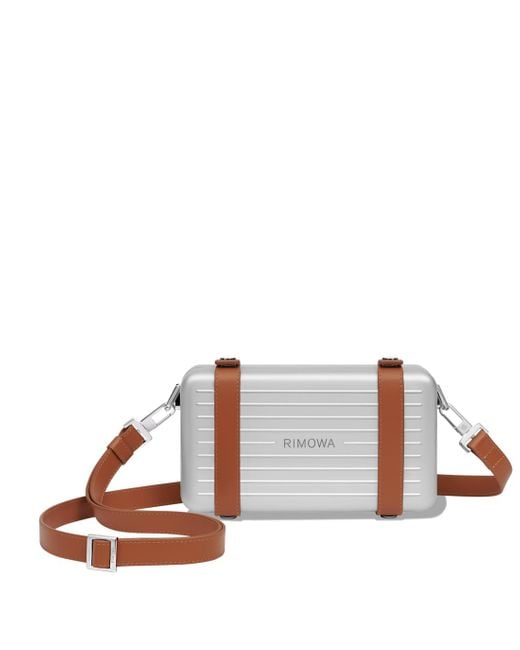 Rimowa White Aluminium Cross-body Bag for men