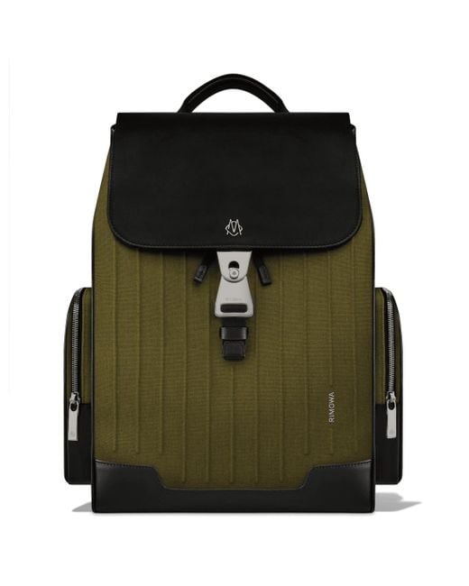 RIMOWA Canvas Never Still Flap Backpack Large in Black | Lyst UK