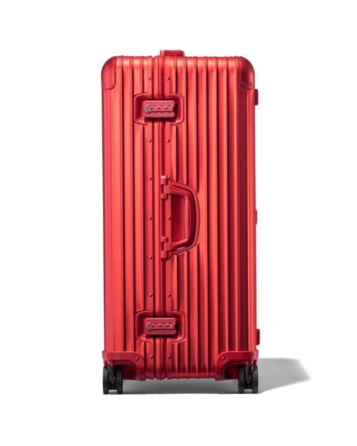 RIMOWA Original Trunk Plus Suitcase in Red for Men | Lyst RIMOWA Original Trunk Plus Suitcase in Red for Men | Lyst