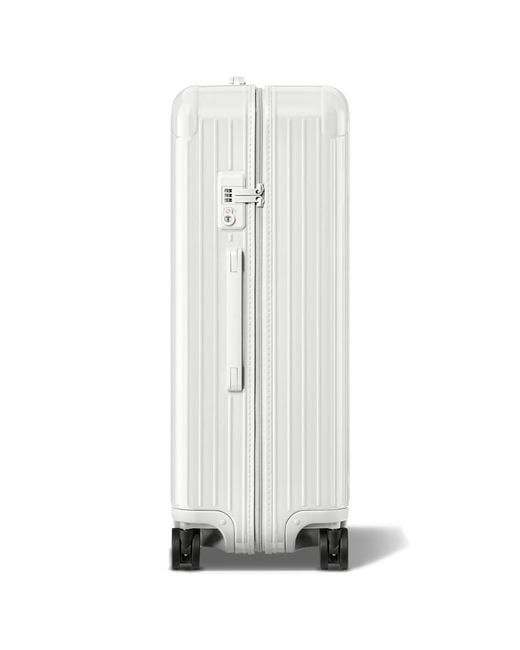 RIMOWA Essential Check-in L Suitcase in White for Men | Lyst