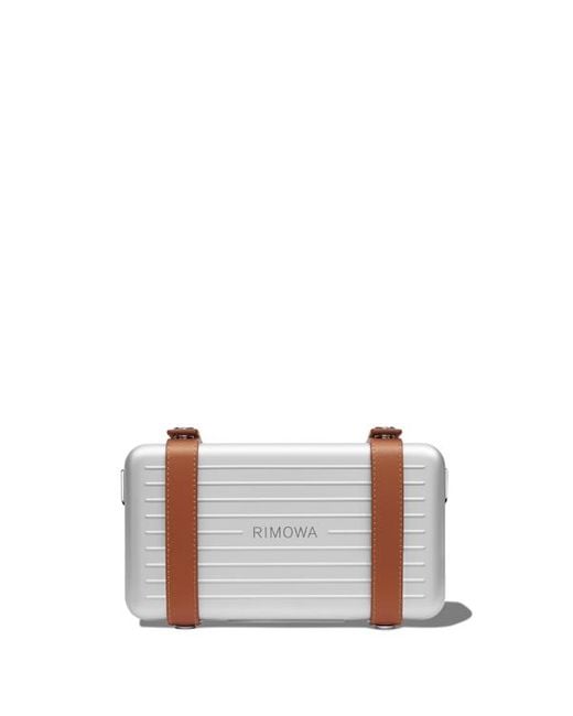 Rimowa White Aluminium Cross-body Bag for men