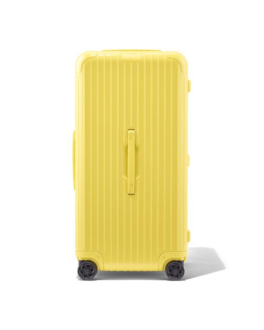 Rimowa Yellow Essential Trunk Plus Suitcase for men