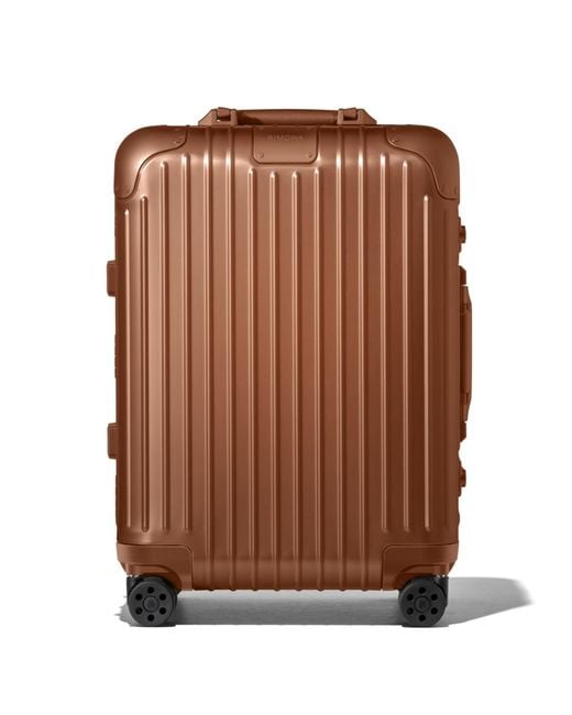 Rimowa Brown Original Cabin Carry-on Suitcase for men