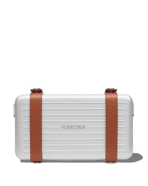 Rimowa White Aluminium Cross-body Bag for men