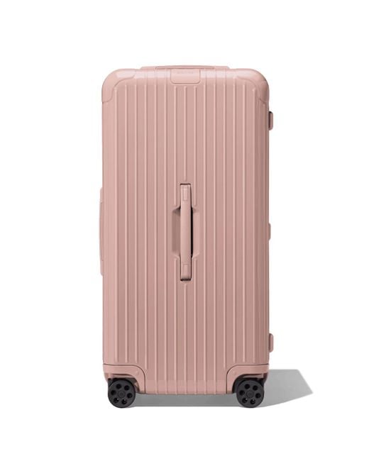 Rimowa Pink Essential Trunk Plus Suitcase for men