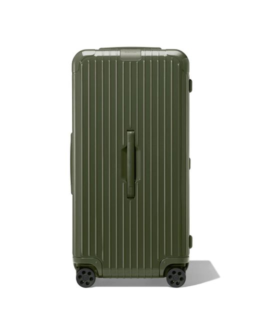 Rimowa Essential Essential Trunk Plus Suitcase In Cactus Green - Polycarbonate - 80x37x41 Suitcase for men
