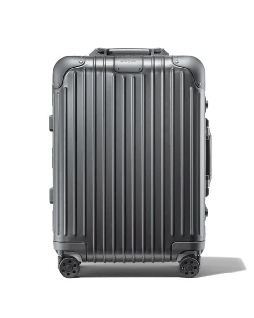 RIMOWA Original Original Cabin Suitcase In Mercury Grey - Aluminium -  55x40x23 Suitcase | Lyst