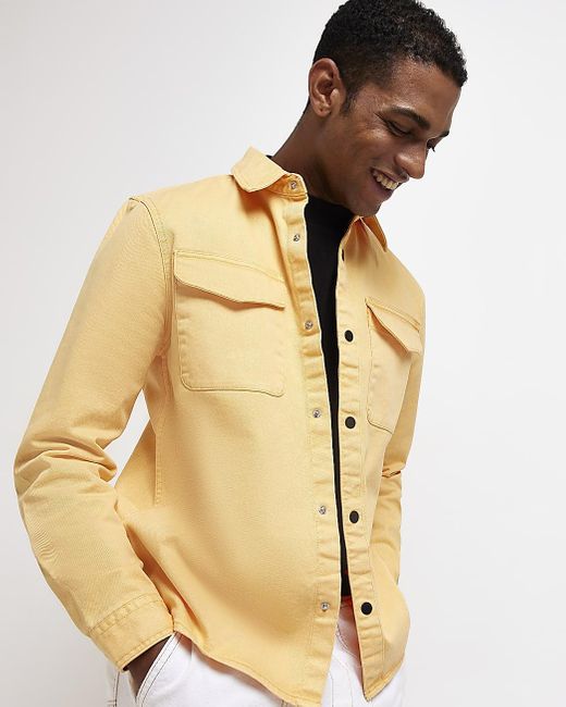 River Island Orange Regular Fit Long 