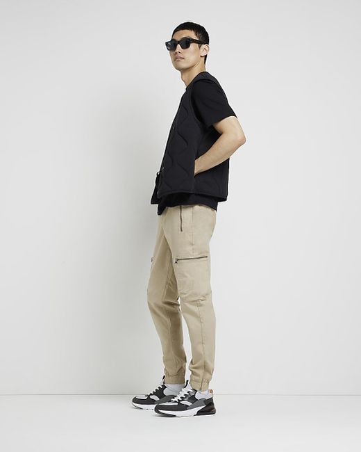Zip Pocket Cargo Trousers for Men 