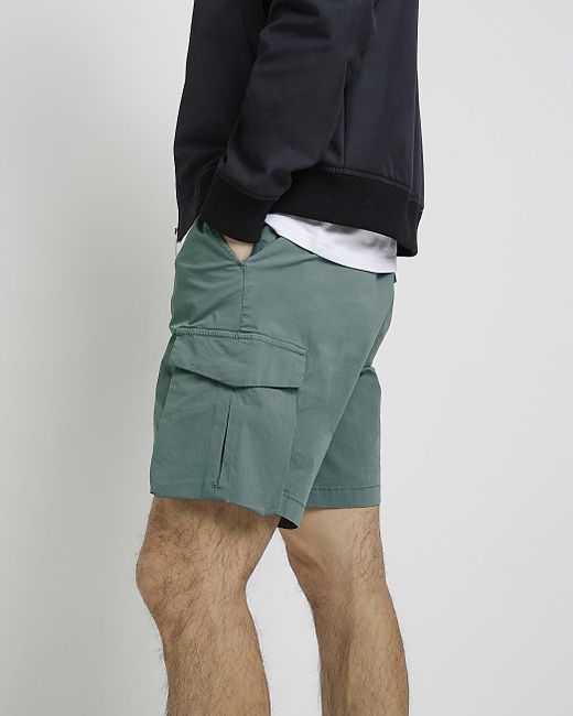 River Island Green Regular Fit Multi 