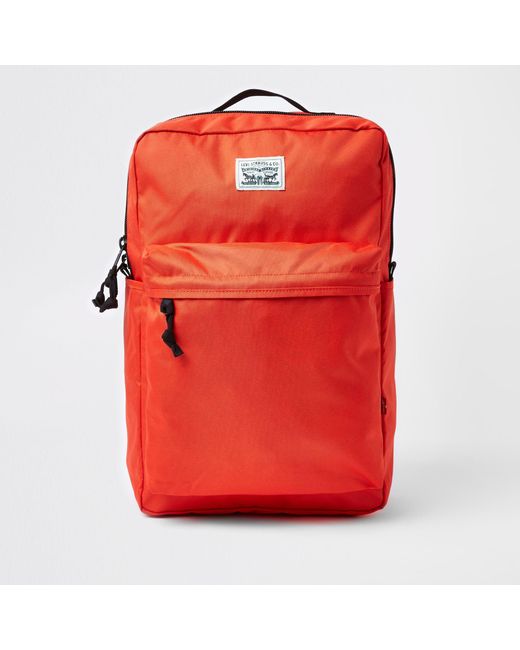 Levi's Orange Backpack for men