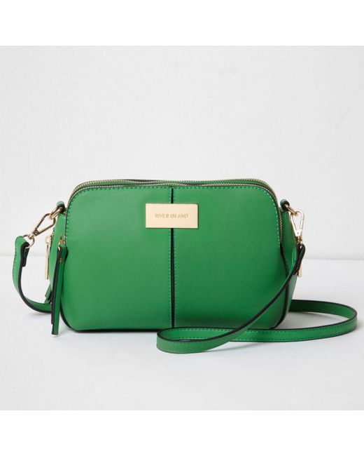 River Island Triple Compartment Crossbody Bag