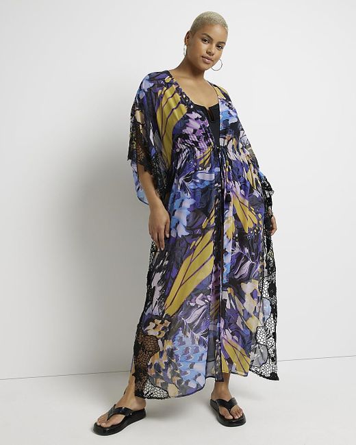 river island maxi kaftan