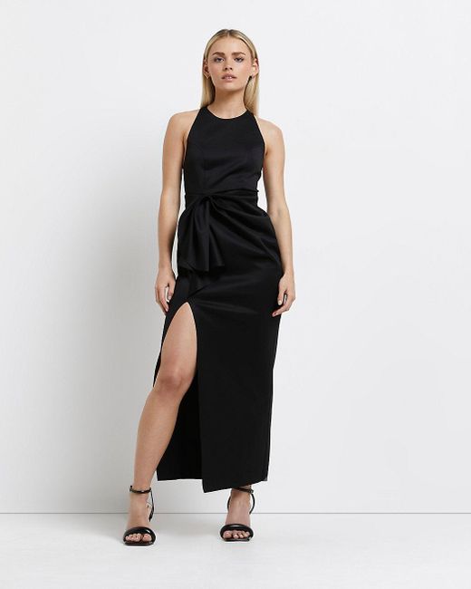 River Island Petite Black Backless 