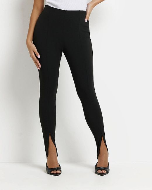 River Island Petite Black Split Hem 