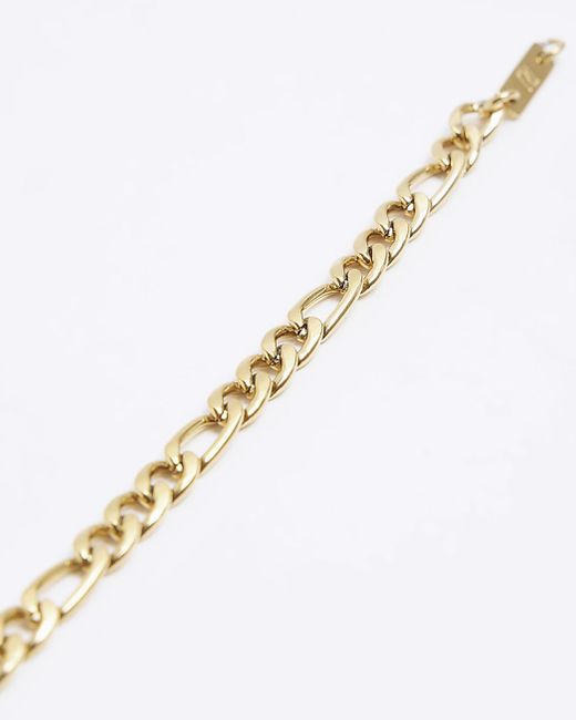 River Island Metallic Gold Colour Chain Bracelet