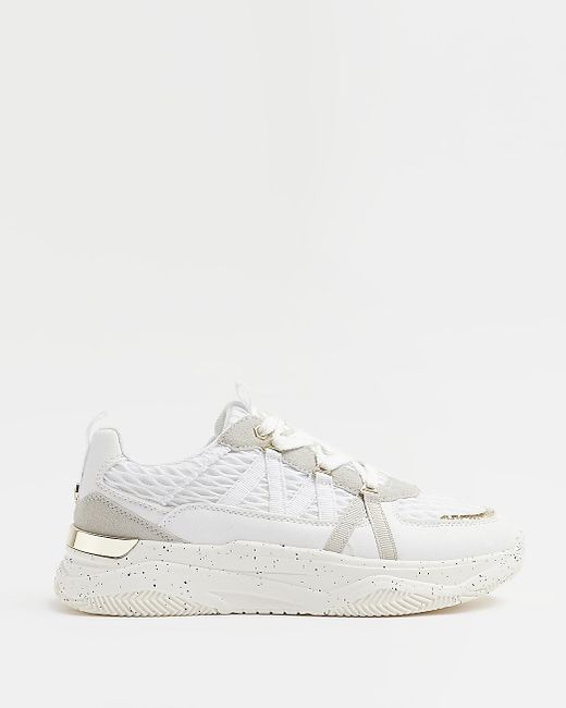 river island platform trainers