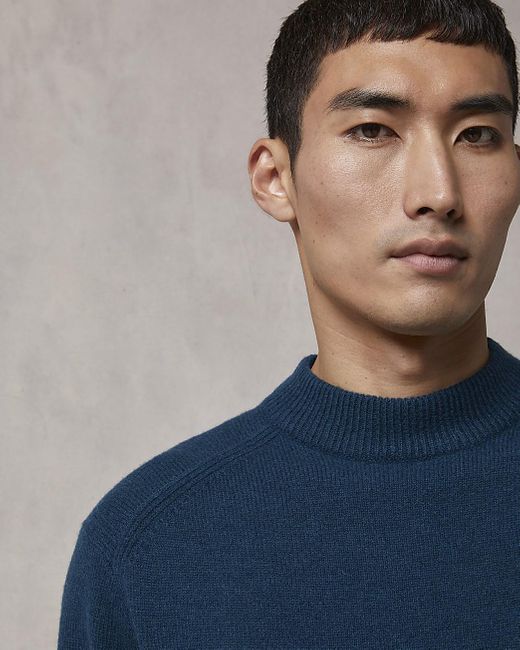 River Island Blue Ri Studio Cashmere Blend Jumper for Men Lyst