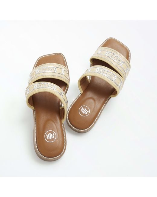 River island store flat sandals sale