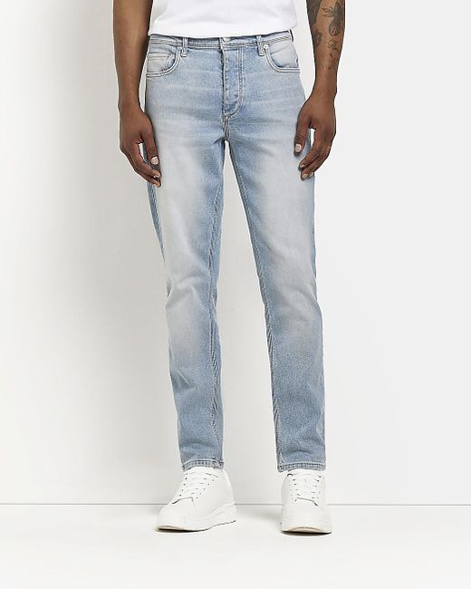 Denim Light Blue Slim Fit Jeans 