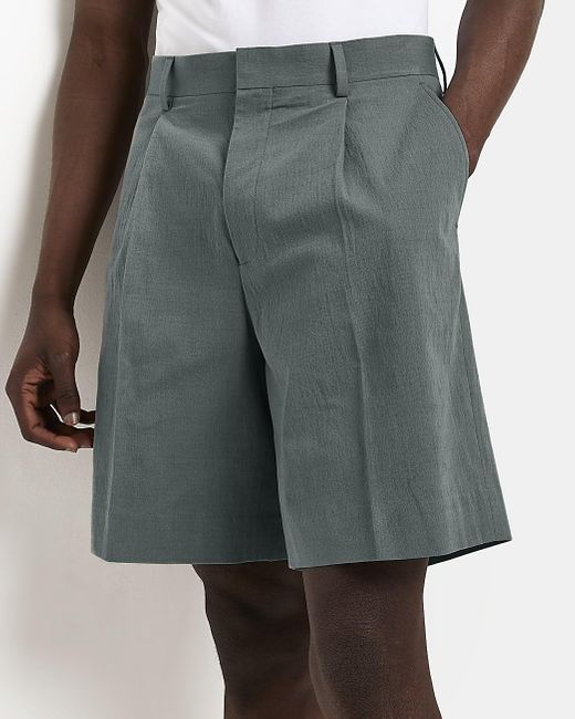 River Island Green Regular Pleated 