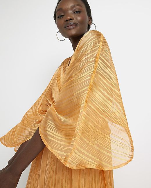River Island Stripe Maxi Dress in 