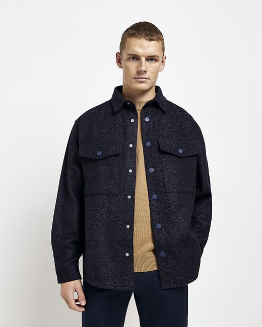 regular fit shacket