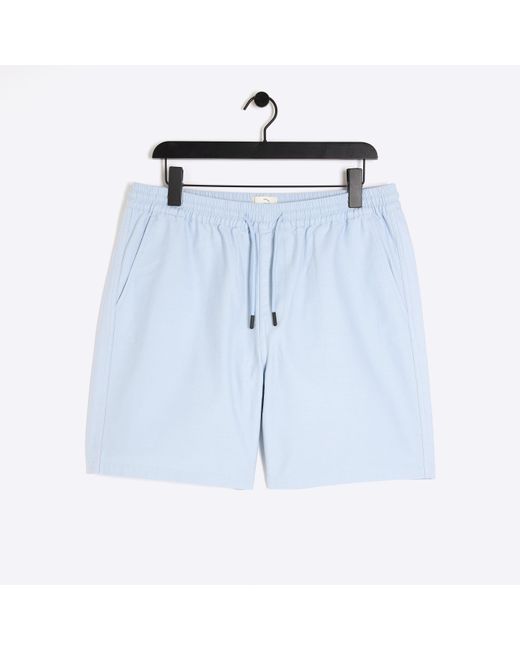 River Island Blue Pull On Shorts for men