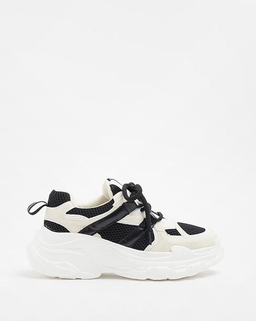 River Island Cream Chunky Trainers in White Lyst Canada