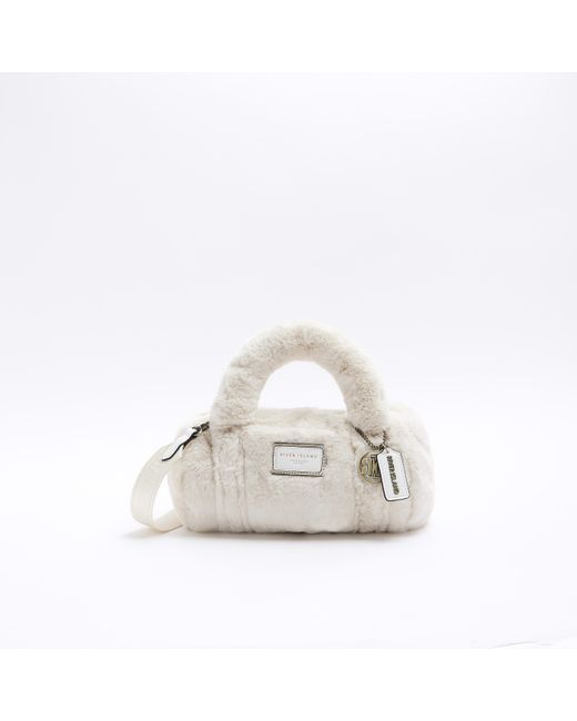 River island faux fur bag hot sale