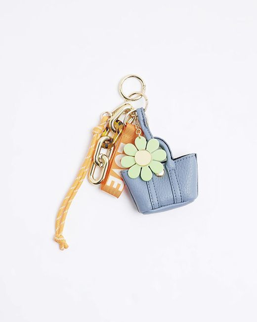 River Island Bag Charm in White Lyst