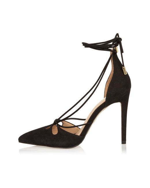 river island black high heels