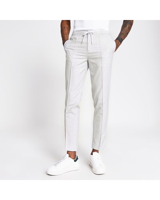 smart skinny joggers mens