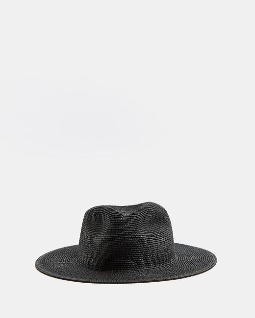 River Island Straw Hat in Black for Men 