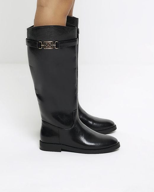 River island shop riding boots