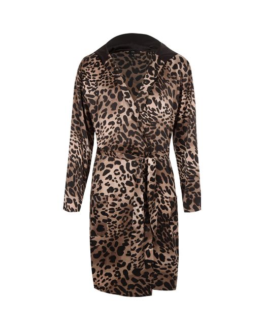 Leopard print dressing gown australia cheap