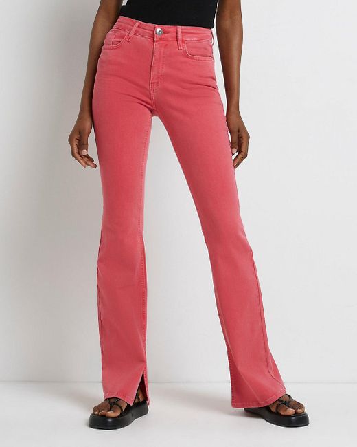 High Waisted Flared Jeans | Lyst