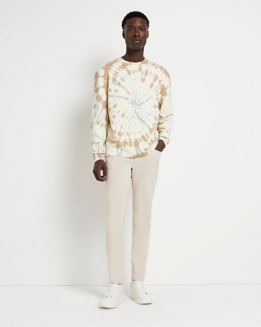 River Island Denim Ecru Skinny Fit 