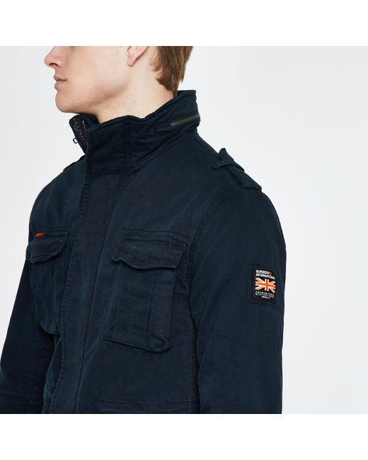 Superdry Blue Classic Rookie Pocket Jacket Navy / Nightshade for men
