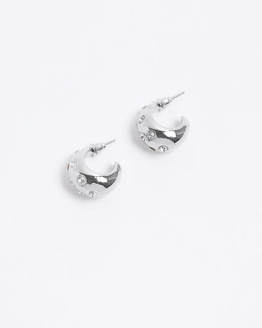 River island 2024 hoop earrings