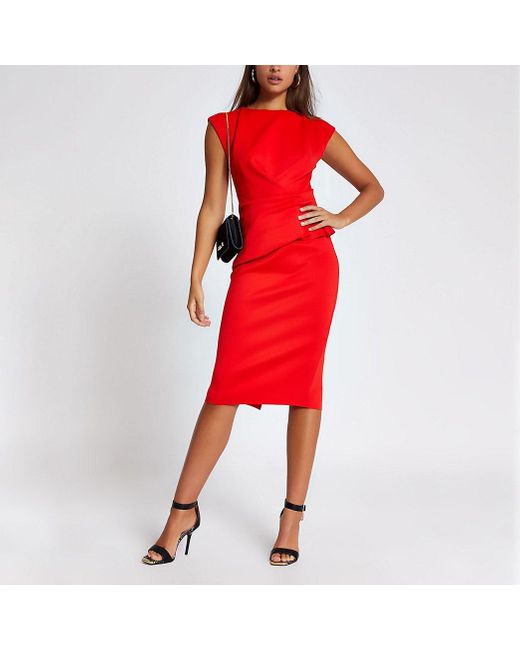river island yellow side frill bodycon dress river island yellow side frill bodycon dress
