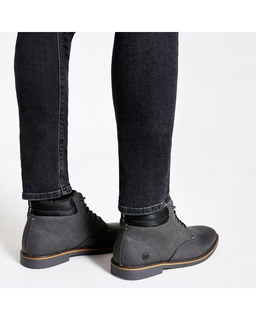 River island shop chukka boots