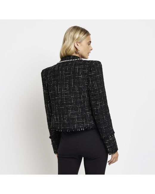 River island deals black blazers