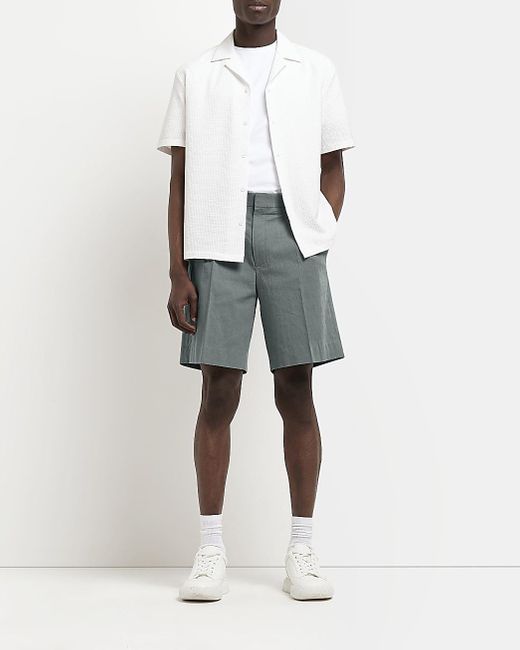 River Island Green Regular Pleated 