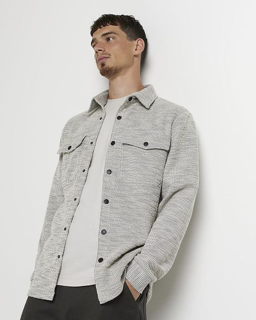 regular fit shacket