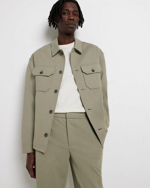 regular fit shacket