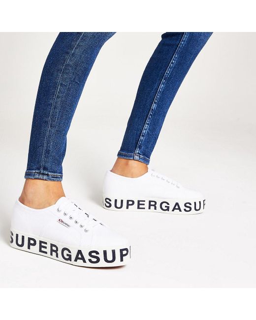 superga platform trainers