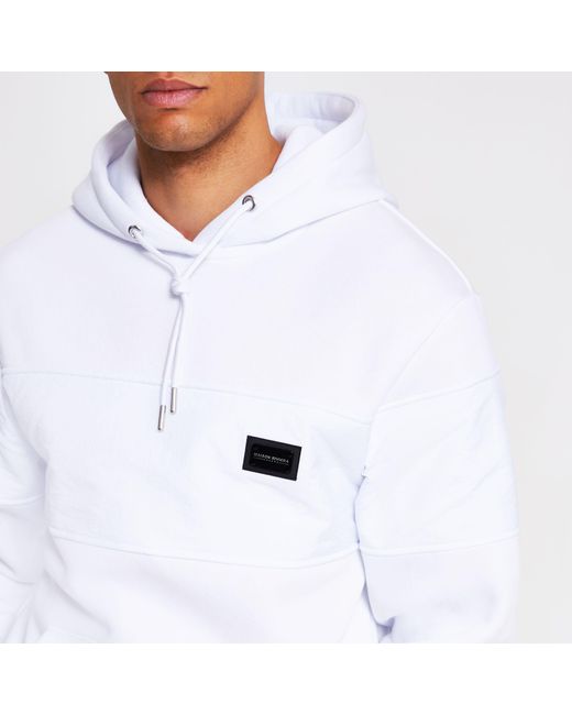 river island white sweatshirt