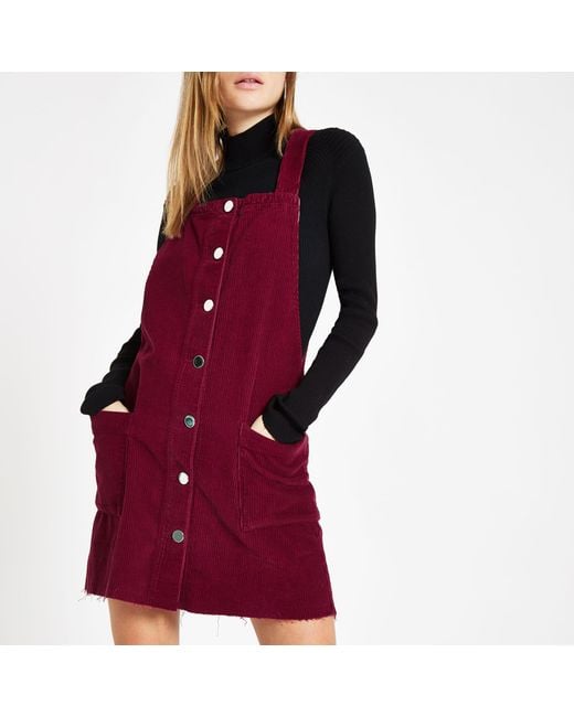 River island dungaree dress best sale